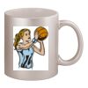 11oz Metallic Silver Mug Thumbnail
