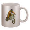 11oz Metallic Silver Mug Thumbnail