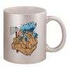 11oz Metallic Silver Mug Thumbnail