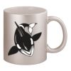 11oz Metallic Silver Mug Thumbnail
