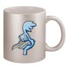 11oz Metallic Silver Mug Thumbnail