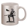 11oz Metallic Silver Mug Thumbnail