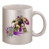 11oz Metallic Silver Mug Thumbnail