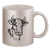 11oz Metallic Silver Mug Thumbnail