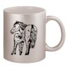 11oz Metallic Silver Mug Thumbnail