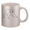 11oz Metallic Silver Mug Thumbnail