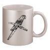11oz Metallic Silver Mug Thumbnail