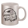 11oz Metallic Silver Mug Thumbnail