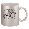 11oz Metallic Silver Mug Thumbnail