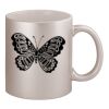 11oz Metallic Silver Mug Thumbnail