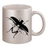 11oz Metallic Silver Mug Thumbnail