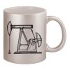 11oz Metallic Silver Mug Thumbnail