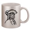 11oz Metallic Silver Mug Thumbnail