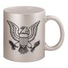11oz Metallic Silver Mug Thumbnail