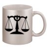 11oz Metallic Silver Mug Thumbnail