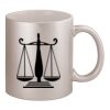 11oz Metallic Silver Mug Thumbnail