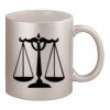 11oz Metallic Silver Mug Thumbnail