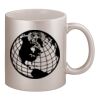 11oz Metallic Silver Mug Thumbnail