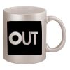 11oz Metallic Silver Mug Thumbnail