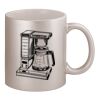 11oz Metallic Silver Mug Thumbnail