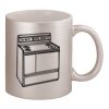 11oz Metallic Silver Mug Thumbnail