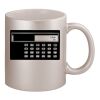 11oz Metallic Silver Mug Thumbnail