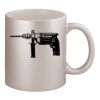 11oz Metallic Silver Mug Thumbnail