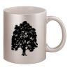 11oz Metallic Silver Mug Thumbnail