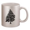 11oz Metallic Silver Mug Thumbnail