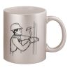 11oz Metallic Silver Mug Thumbnail