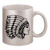 11oz Metallic Silver Mug Thumbnail