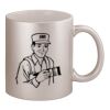 11oz Metallic Silver Mug Thumbnail