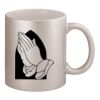 11oz Metallic Silver Mug Thumbnail