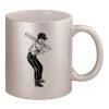 11oz Metallic Silver Mug Thumbnail