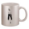 11oz Metallic Silver Mug Thumbnail