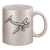 11oz Metallic Silver Mug Thumbnail