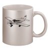 11oz Metallic Silver Mug Thumbnail