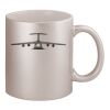 11oz Metallic Silver Mug Thumbnail