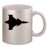 11oz Metallic Silver Mug Thumbnail