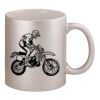 11oz Metallic Silver Mug Thumbnail