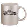 11oz Metallic Silver Mug Thumbnail