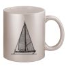 11oz Metallic Silver Mug Thumbnail