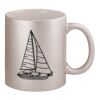 11oz Metallic Silver Mug Thumbnail