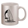 11oz Metallic Silver Mug Thumbnail