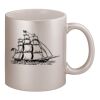 11oz Metallic Silver Mug Thumbnail