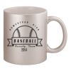 11oz Metallic Silver Mug Thumbnail