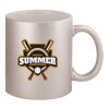 11oz Metallic Silver Mug Thumbnail