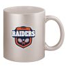 11oz Metallic Silver Mug Thumbnail