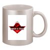 11oz Metallic Silver Mug Thumbnail