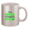 11oz Metallic Silver Mug Thumbnail
